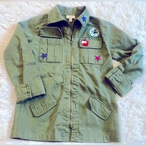Disney D-Signed Girls 6 Army Green Descendants Children’s Jacket